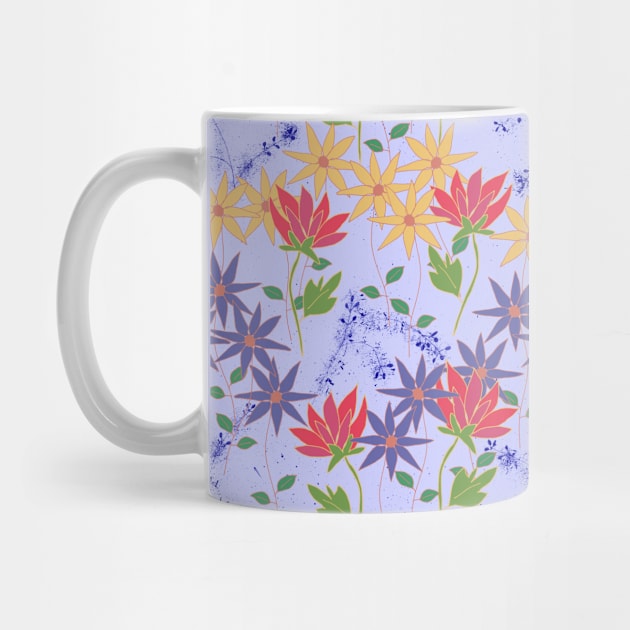 Wildflowers Pattern by MitaDreamDesign